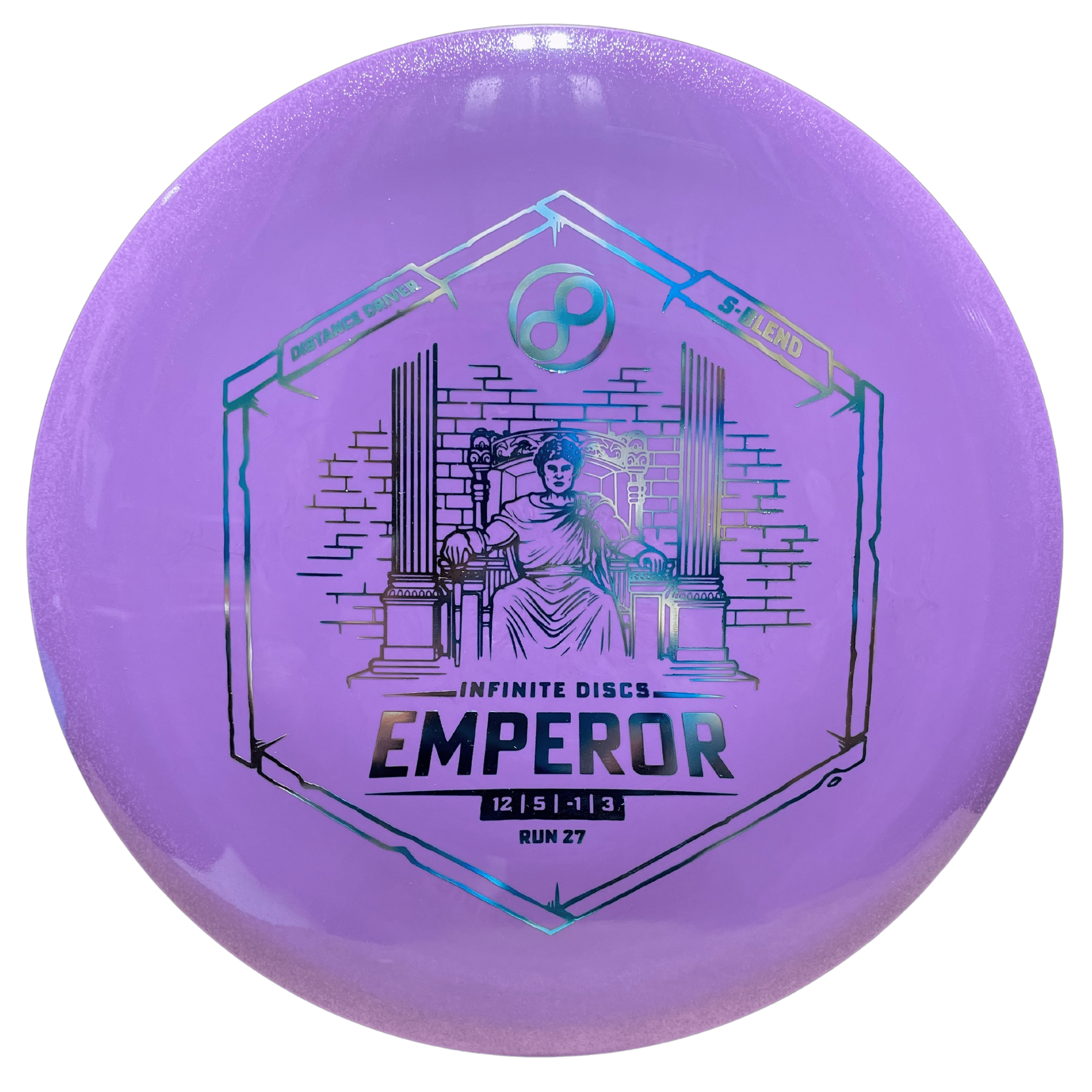Infinite Discs Emperor S-Blend Purple Disc Golf Disc
